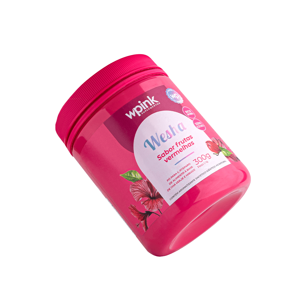 wesha chá verde e hibisco - 300g - wp