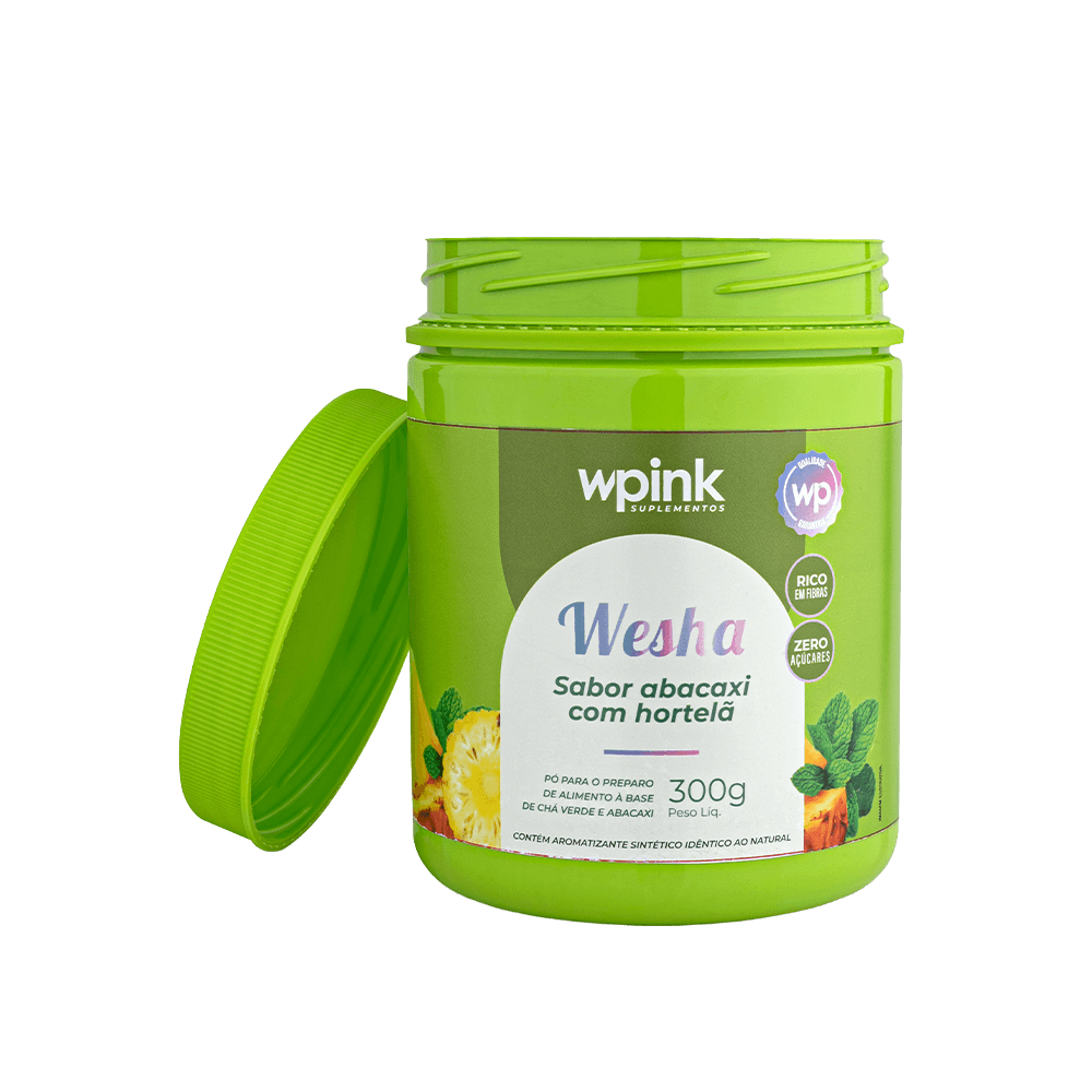 wesha chá verde e abacaxi - 300g - wp