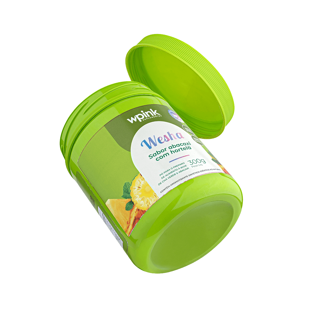 wesha chá verde e abacaxi - 300g - wp
