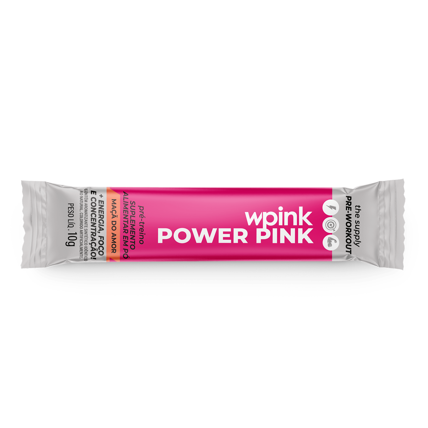 power pink de maçã do amor - pré-treino - 300g - wp